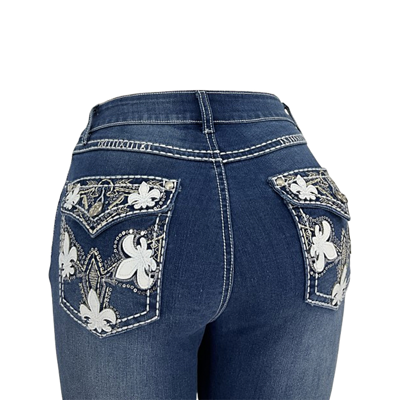 女人的厚牛仔裤011