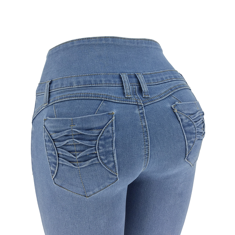 女士紧身牛仔裤011