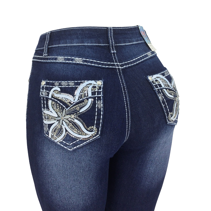 女人的厚牛仔裤009