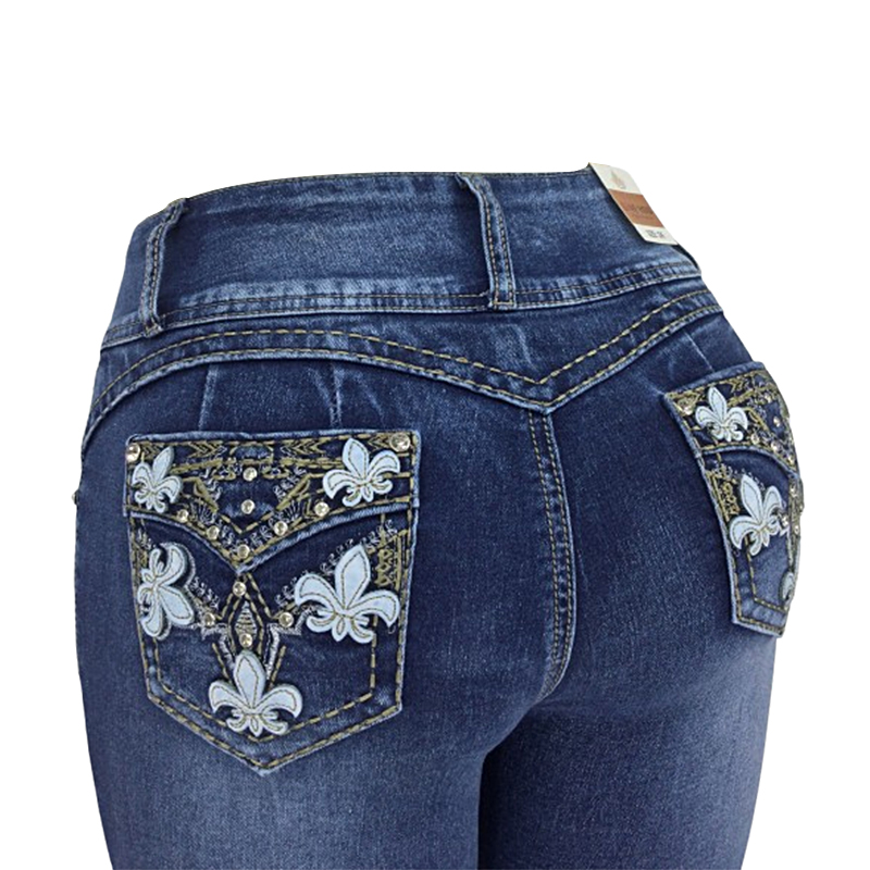 女士紧身牛仔裤008