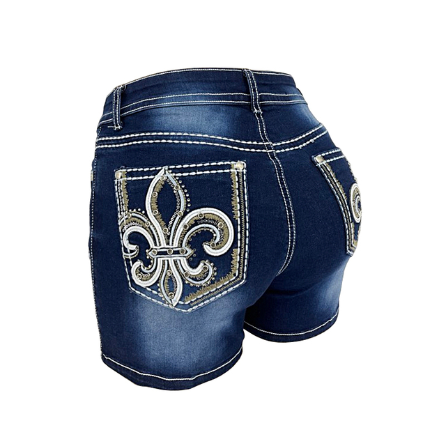 妇女牛仔短裤003