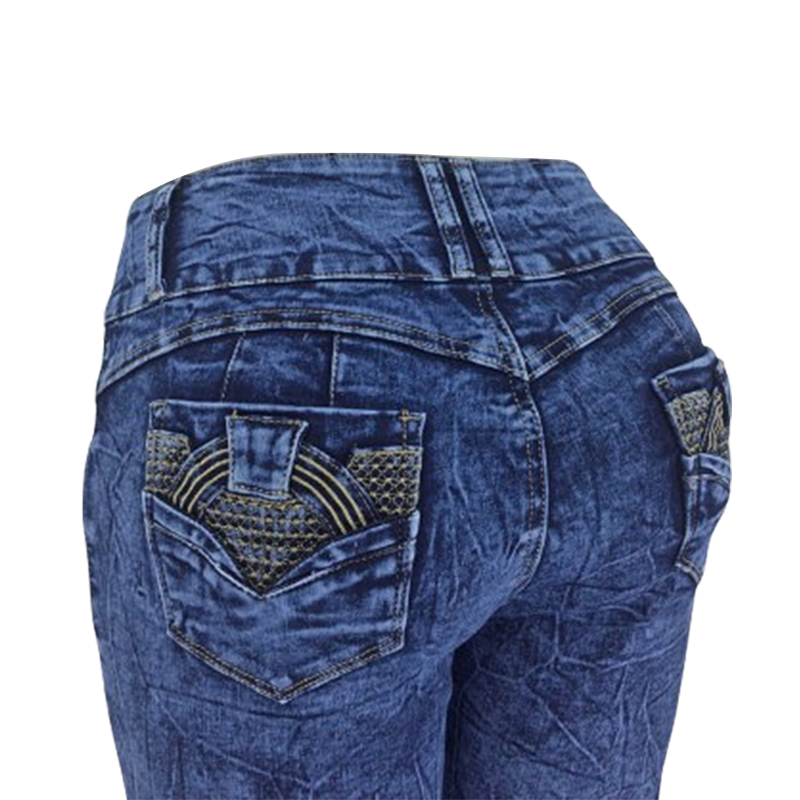 女士紧身牛仔裤012