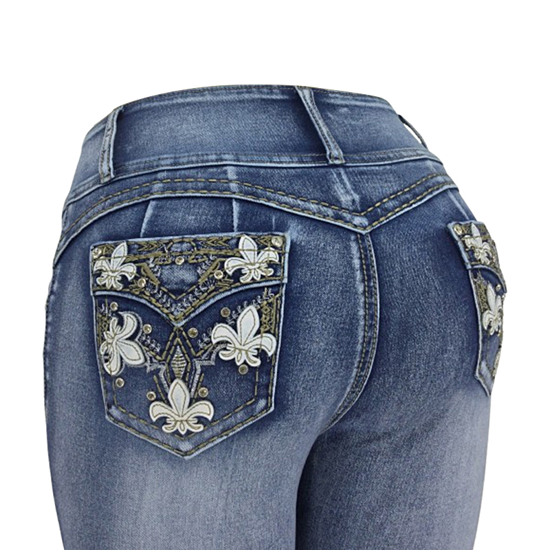 女士紧身牛仔裤006