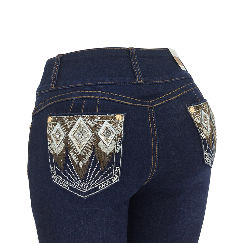 女人的厚牛仔裤001