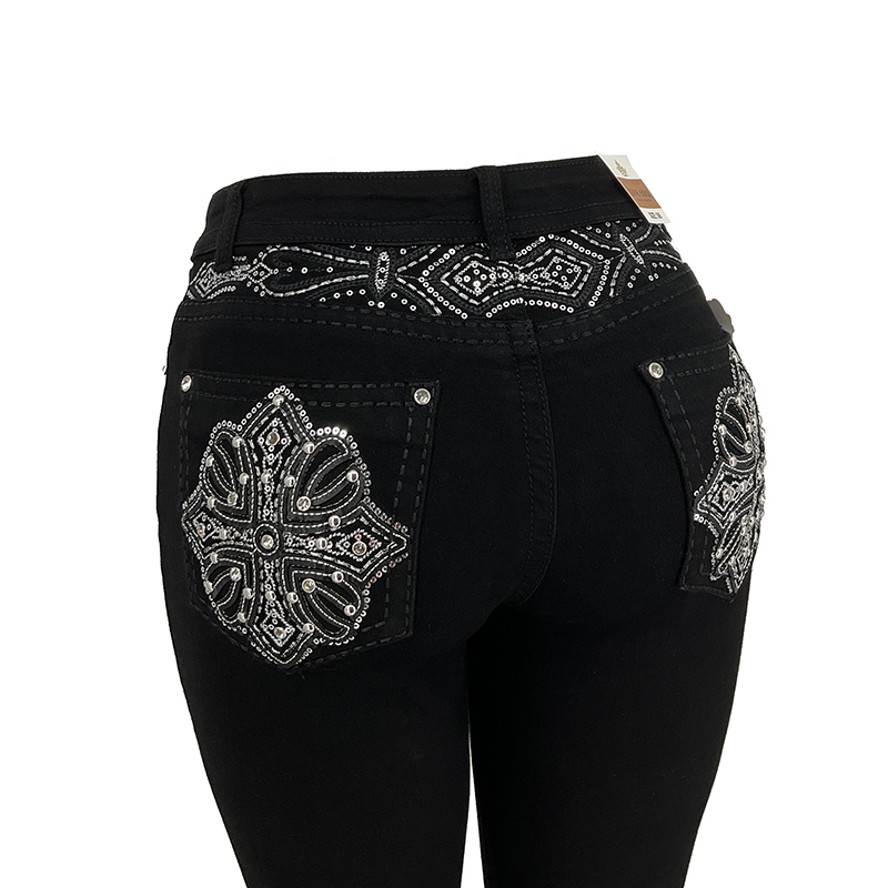 女人的厚牛仔裤003