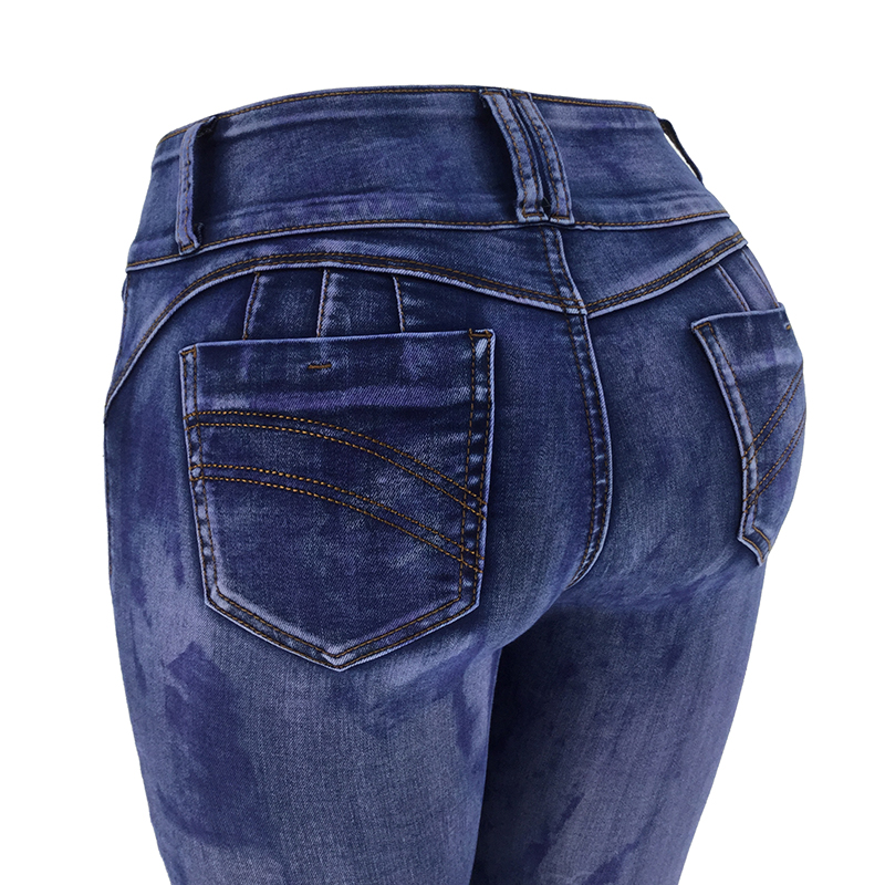 女士紧身牛仔裤010