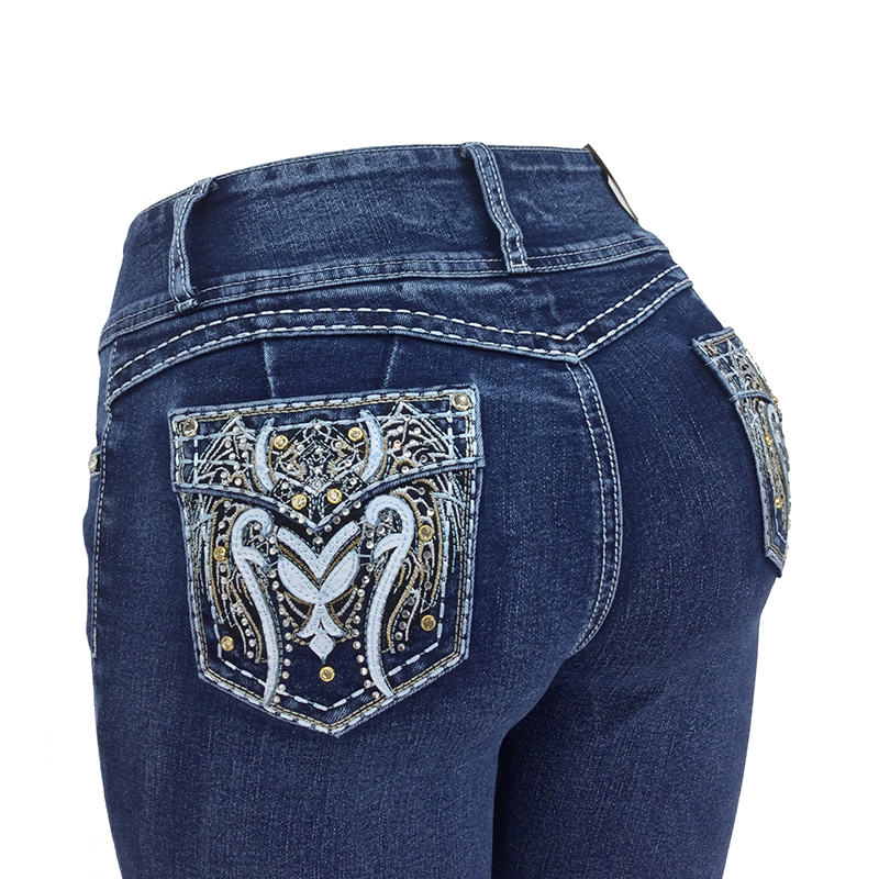 女人的厚牛仔裤008