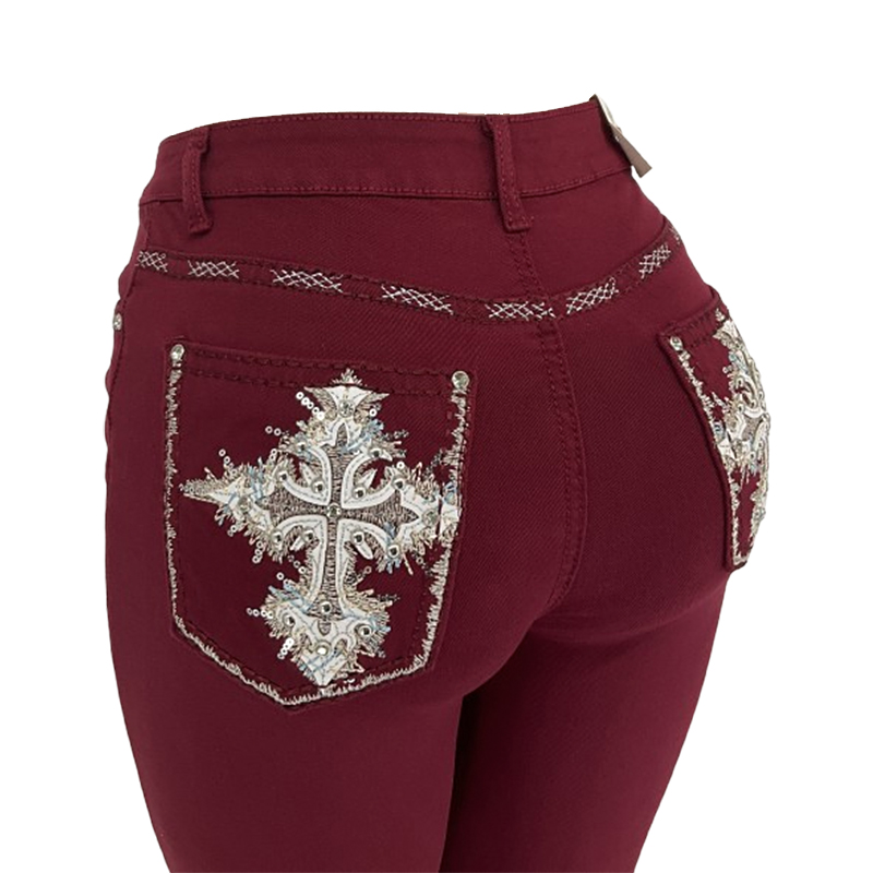 妇女的颜色喇叭裤003