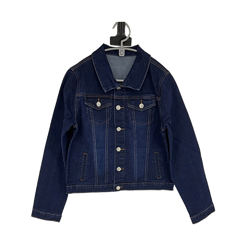 女子牛仔布长袖衬衫