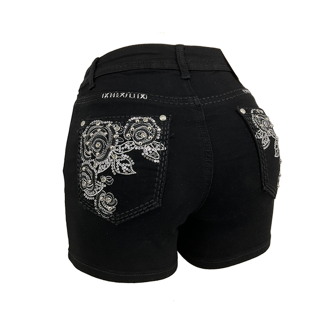 妇女牛仔短裤001