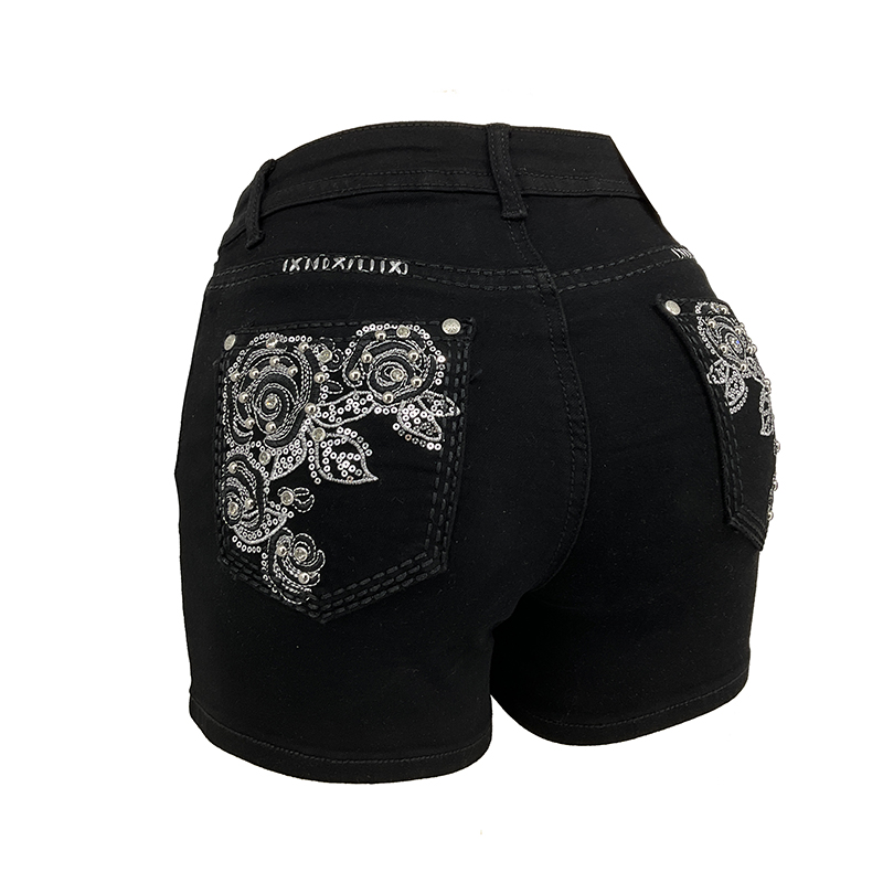 妇女牛仔短裤001