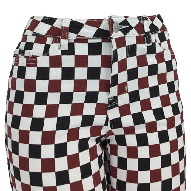 女人的颜色喇叭形裤子001